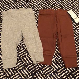 NEW Organic by Carter’s set of pants, 6M